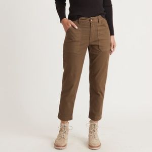 Marine Layer Maya Slim Utility Pant - Olive